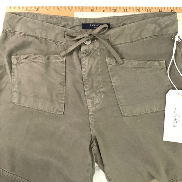 Fidelity Denim 26 Pants Majorette Army Utility Lightweight Women's Sample NWT - Picture 4 of 9